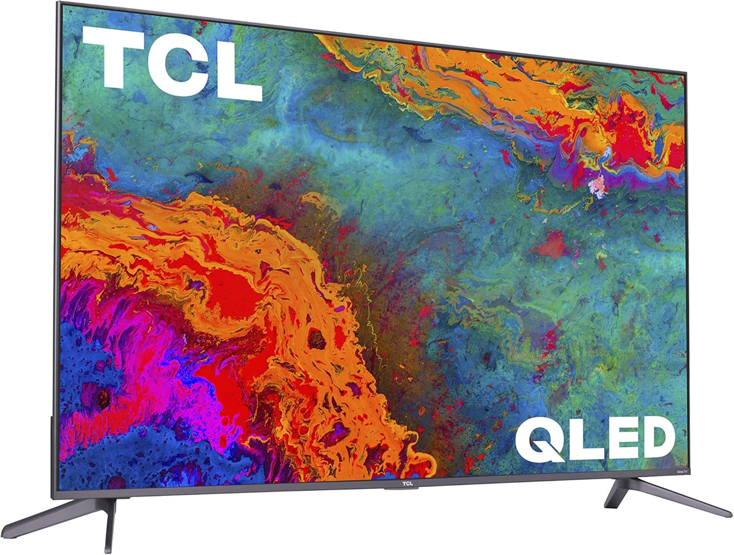 50-Inch 5-Series 4K UHD Dolby Vision HDR QLED Roku Smart TV - 50S535, 2021 Model , Black